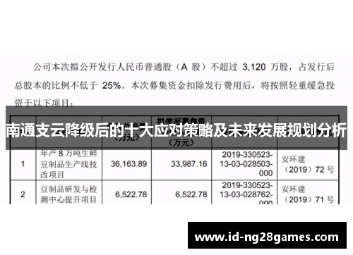 南通支云降级后的十大应对策略及未来发展规划分析